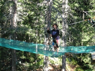  Adventure course and family outing in Megeve 
